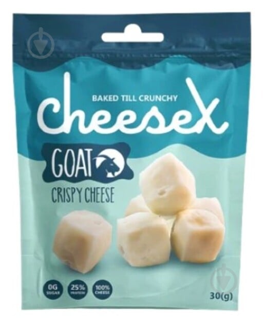 Снеки CheeseX сыр козий сушеный Cheesex 30 гр - фото 1 Снеки CheeseX сыр козий сушеный Cheesex 30 гр - фото 1