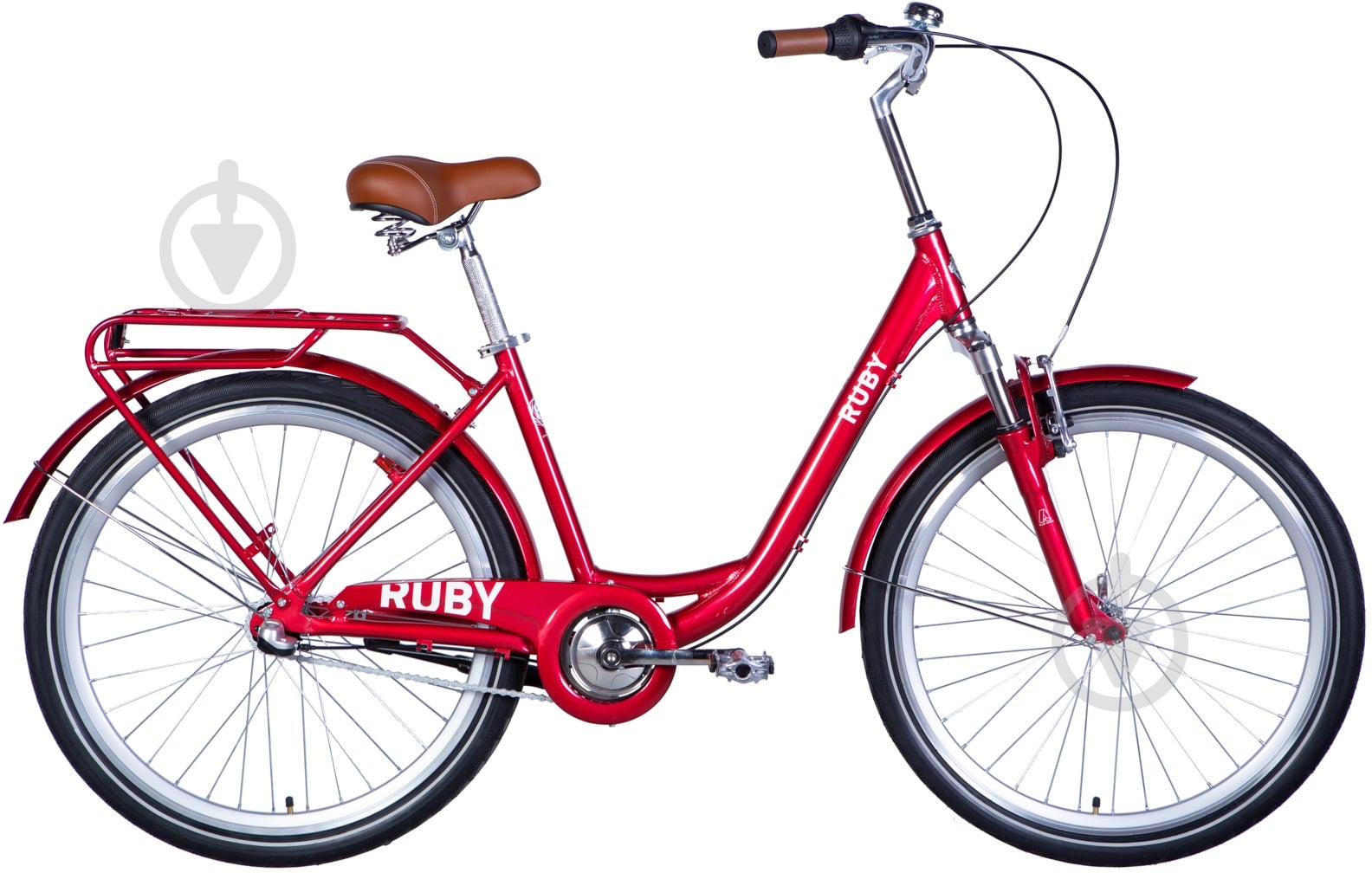 Велосипед Dorozhnik 26" 17"(43 см) RUBY OPS-D-26-261 красный - фото 1