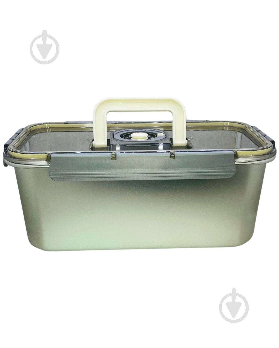 Контейнер для зберігання Eurogold Steel Rectangular 6 л - фото 1 Контейнер для зберігання Eurogold Steel Rectangular 6 л - фото 1