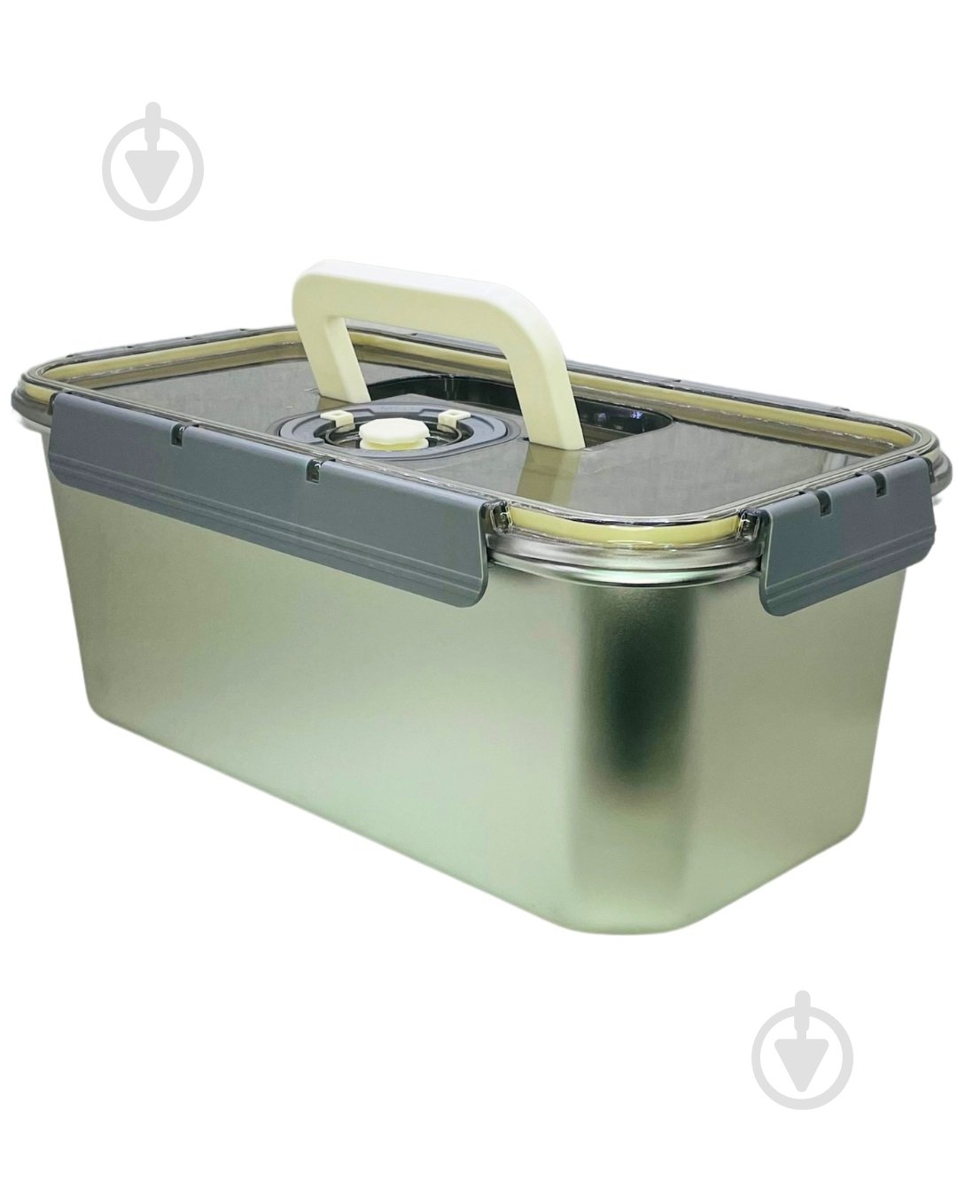 Контейнер для зберігання Eurogold Steel Rectangular 6 л - фото 4 Контейнер для зберігання Eurogold Steel Rectangular 6 л - фото 4