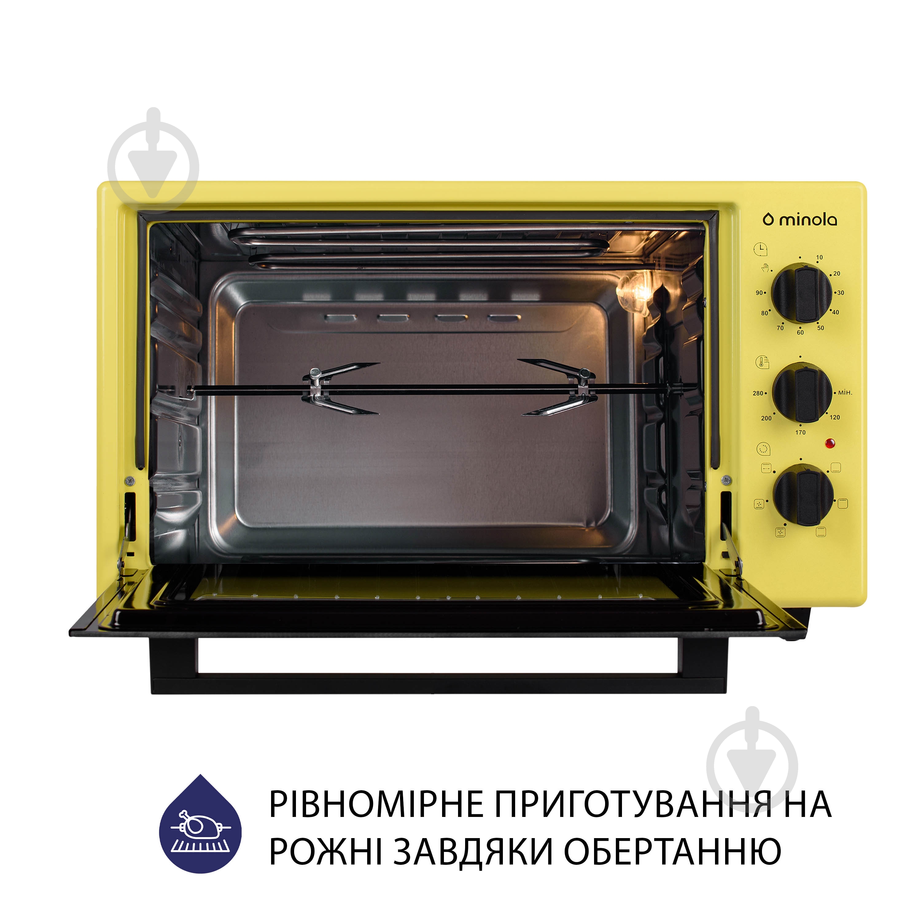 Електрична міні-піч Minola FOET 3714 UA - фото 11