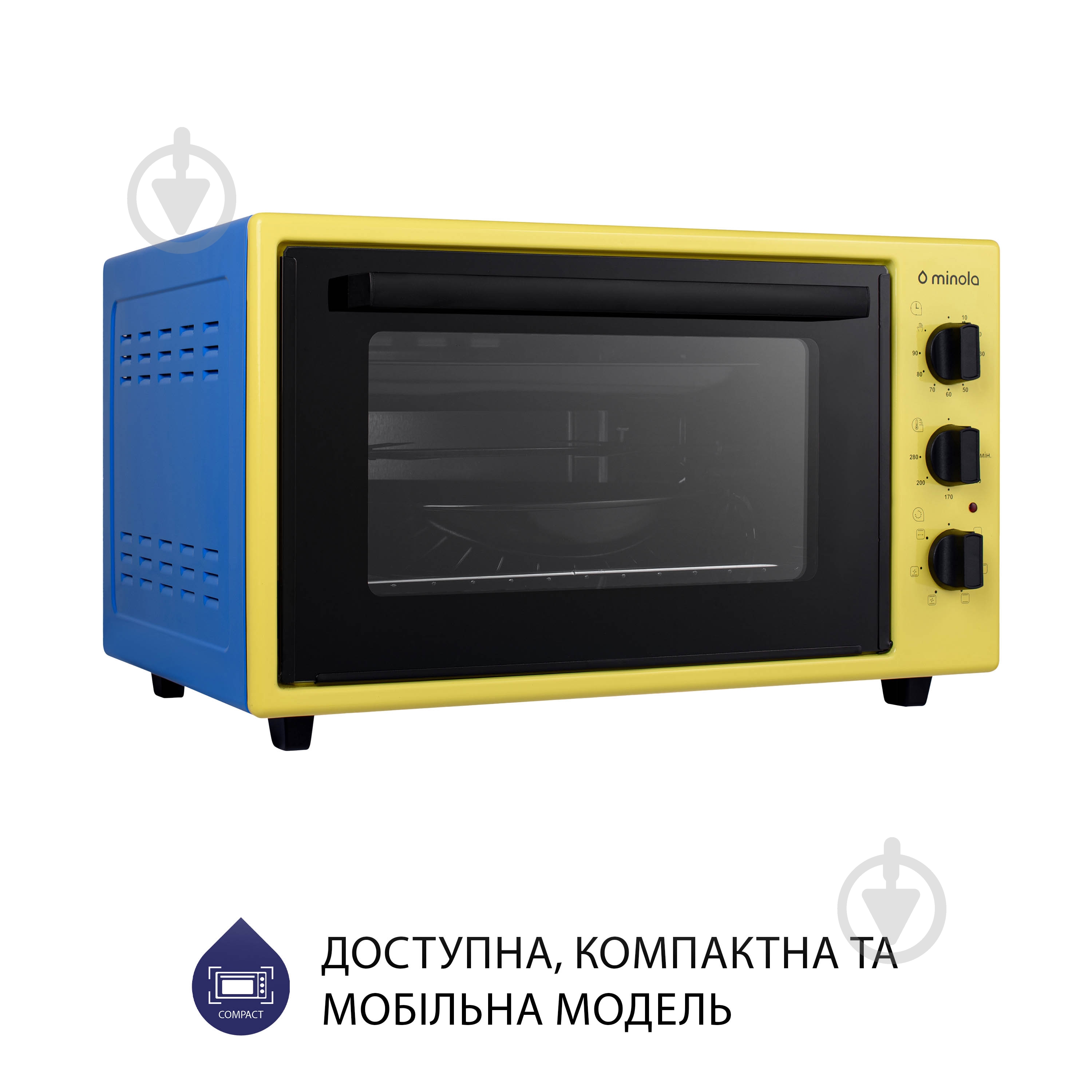 Електрична міні-піч Minola FOET 3714 UA - фото 3