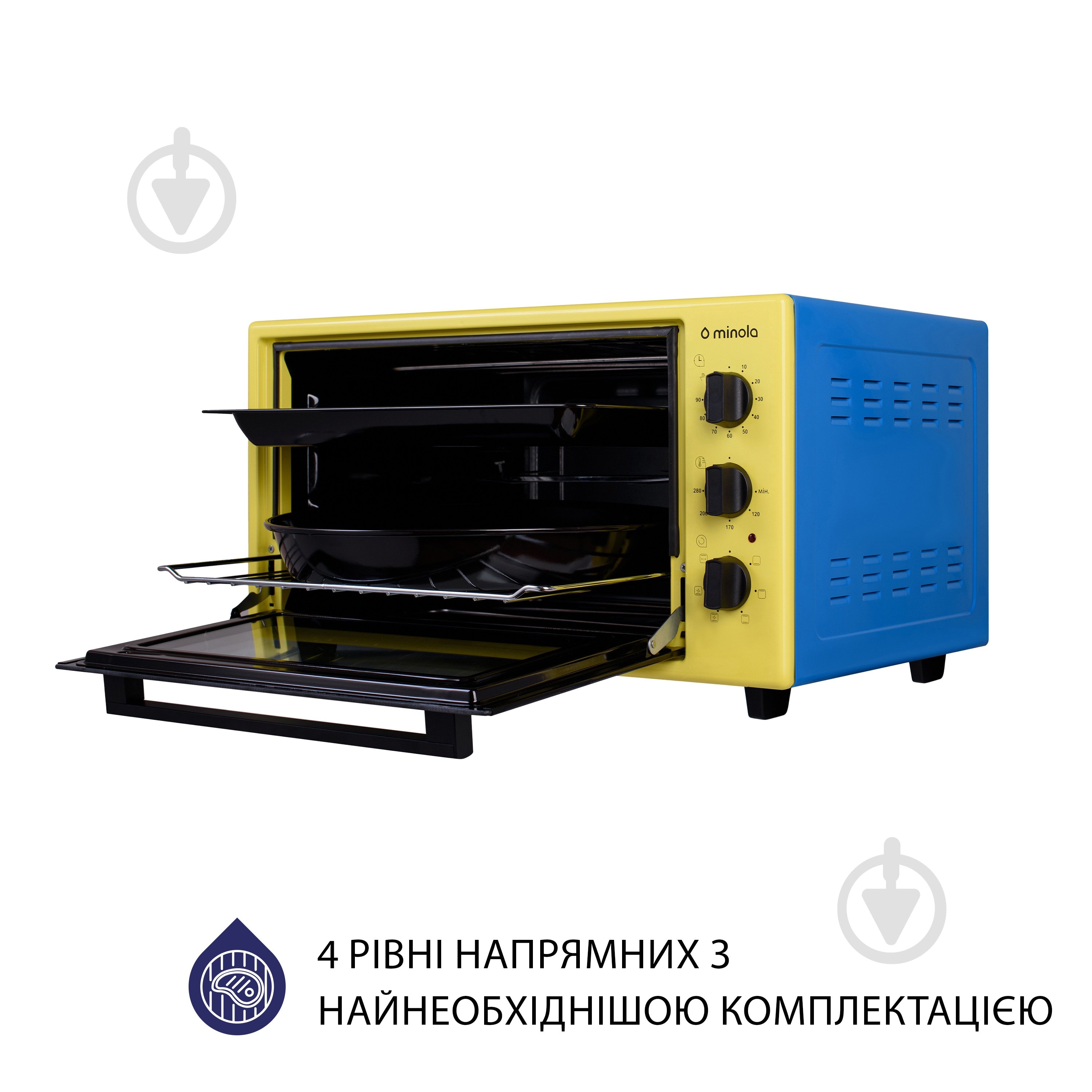 Електрична міні-піч Minola FOET 3714 UA - фото 5