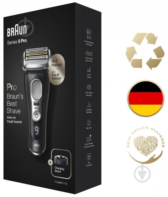 Электробритва Braun Series9 Pro 9410s black - фото 3 Электробритва Braun Series9 Pro 9410s black - фото 3