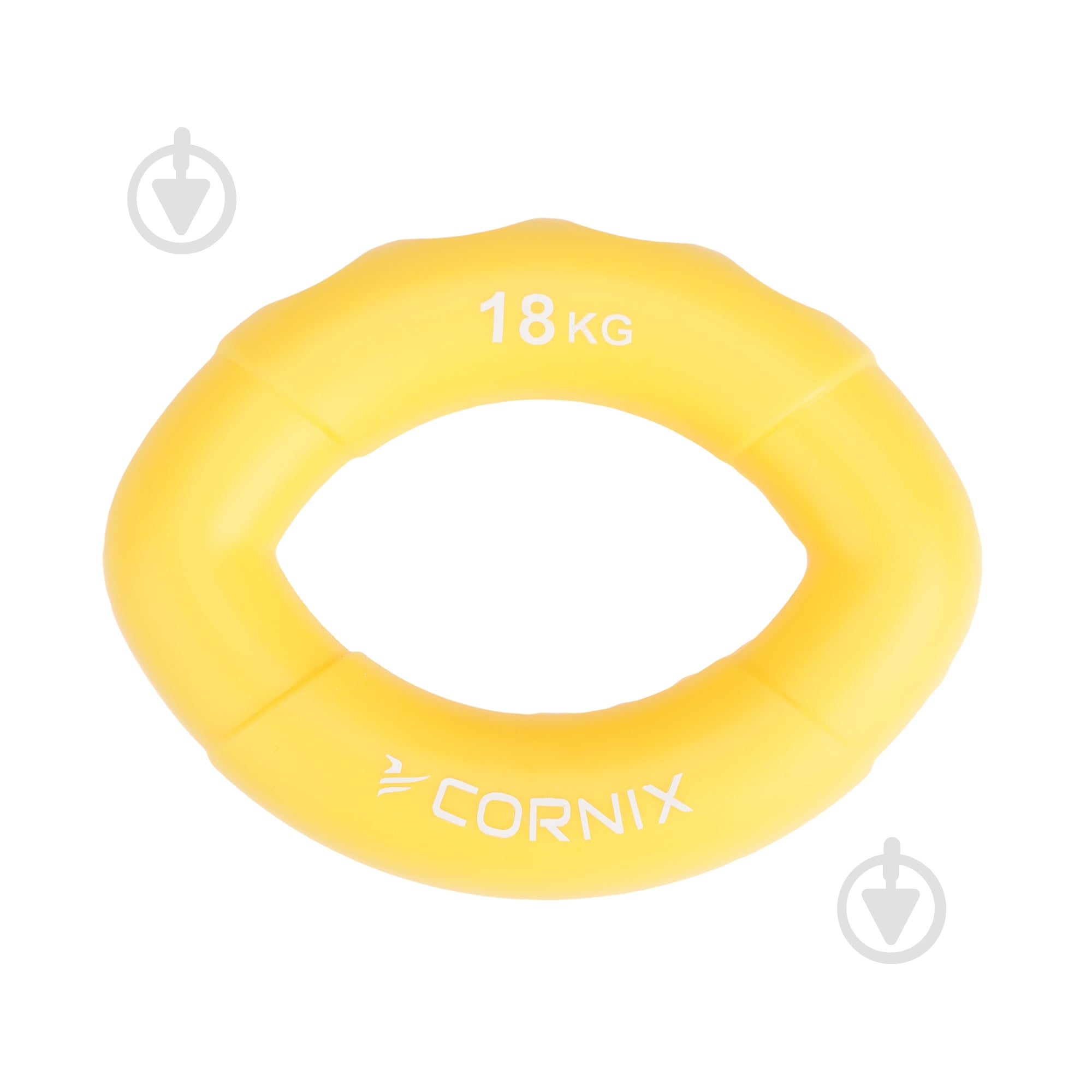 Эспандер кистевой Cornix 18 кг желтый XR-0073 - фото 1