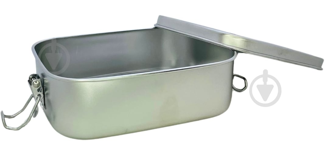 Контейнер для зберігання Eurogold Steel Rectangular 1,2 л 19,7х14,7x6,1 см - фото 1 Контейнер для зберігання Eurogold Steel Rectangular 1,2 л 19,7х14,7x6,1 см - фото 1