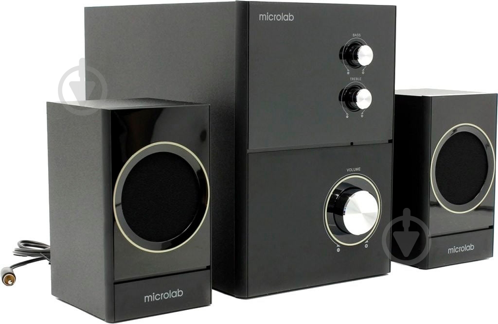 Акустическая система Microlab M-223 2.1 black - фото 2