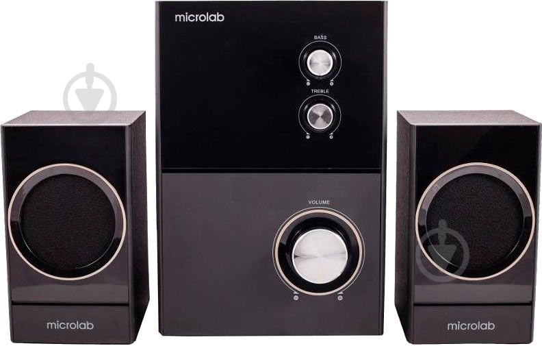 Акустическая система Microlab M-223 2.1 black - фото 1