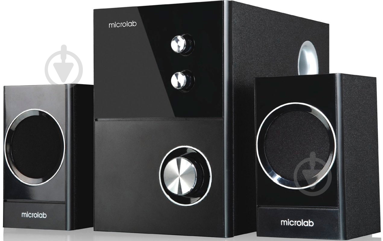 Акустическая система Microlab M-223 2.1 black - фото 3