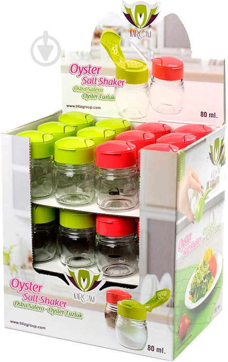 Солонка Titiz Plastik Oyster KC-204-PK - фото 2