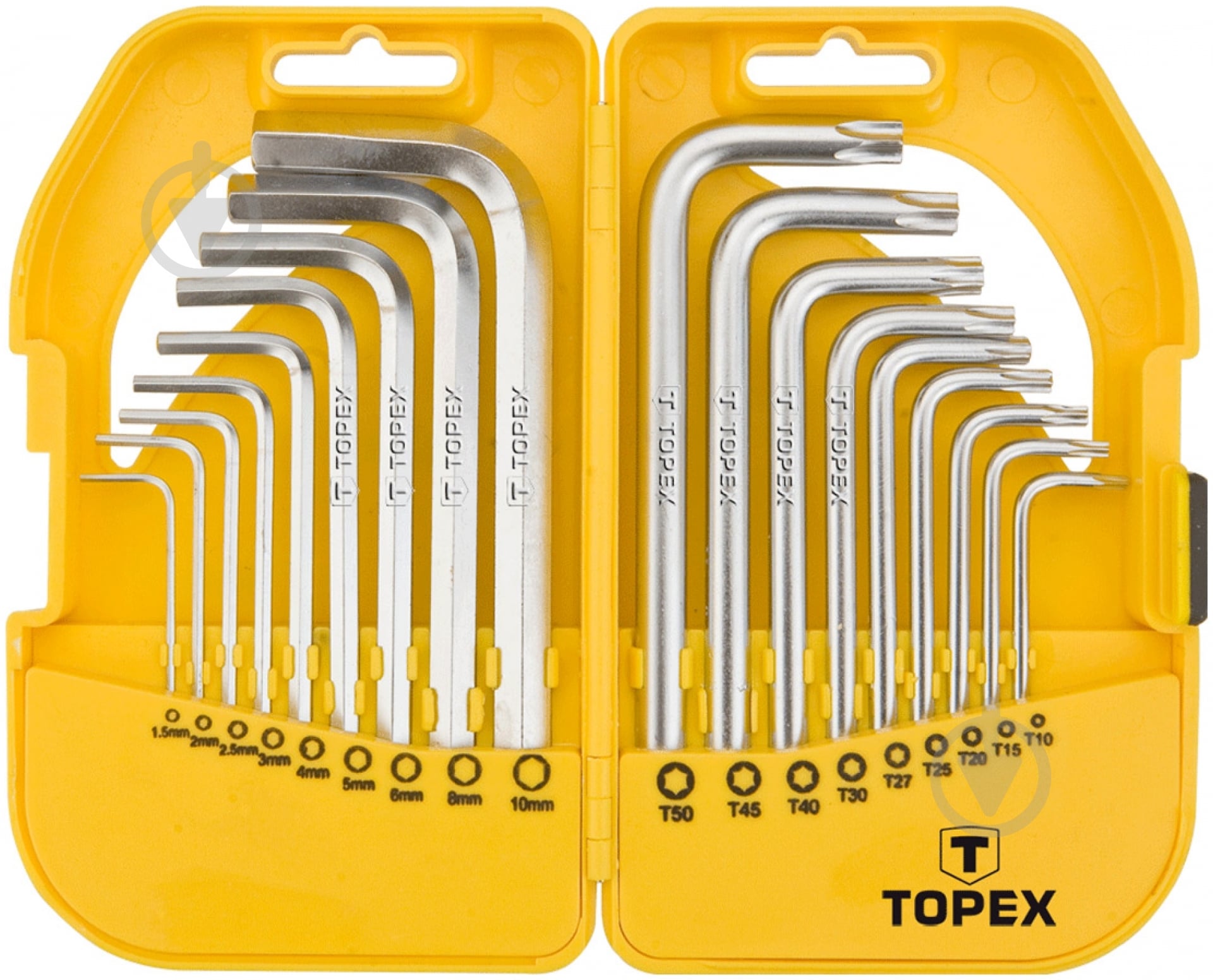 Набор ключей шестигранных Topex 35D952 - фото 1