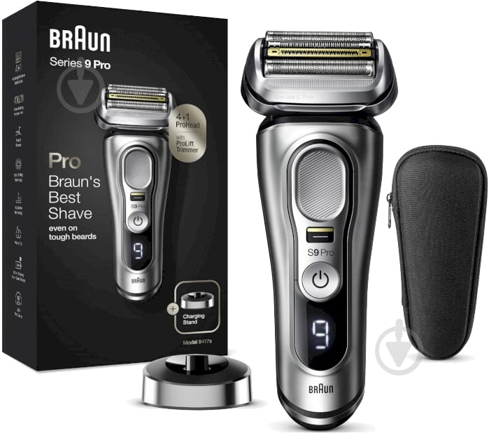 Електробритва Braun Series9 Pro 9417s silver - фото 3