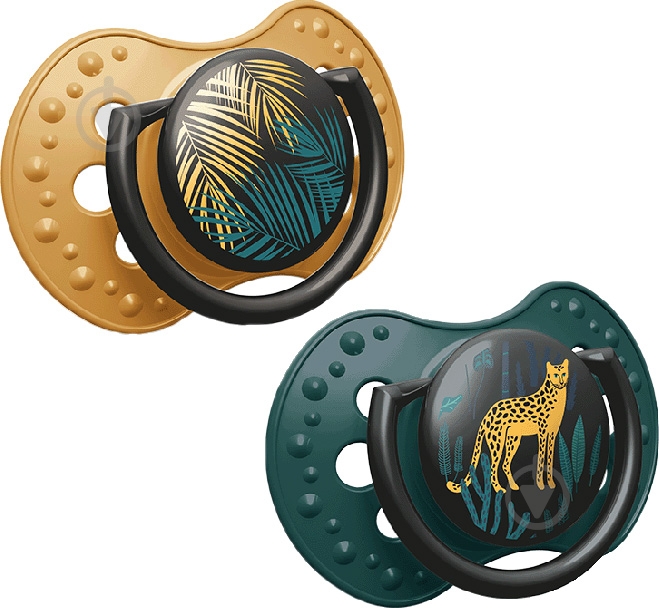 Набор пустышек динамических Lovi Jungle Vibes Boy 3-6 месяцев 2 шт 22/902boy - фото 2