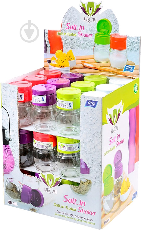 Солонка Titiz Plastik Saltin KC-203-PK - фото 2 Солонка Titiz Plastik Saltin KC-203-PK - фото 2