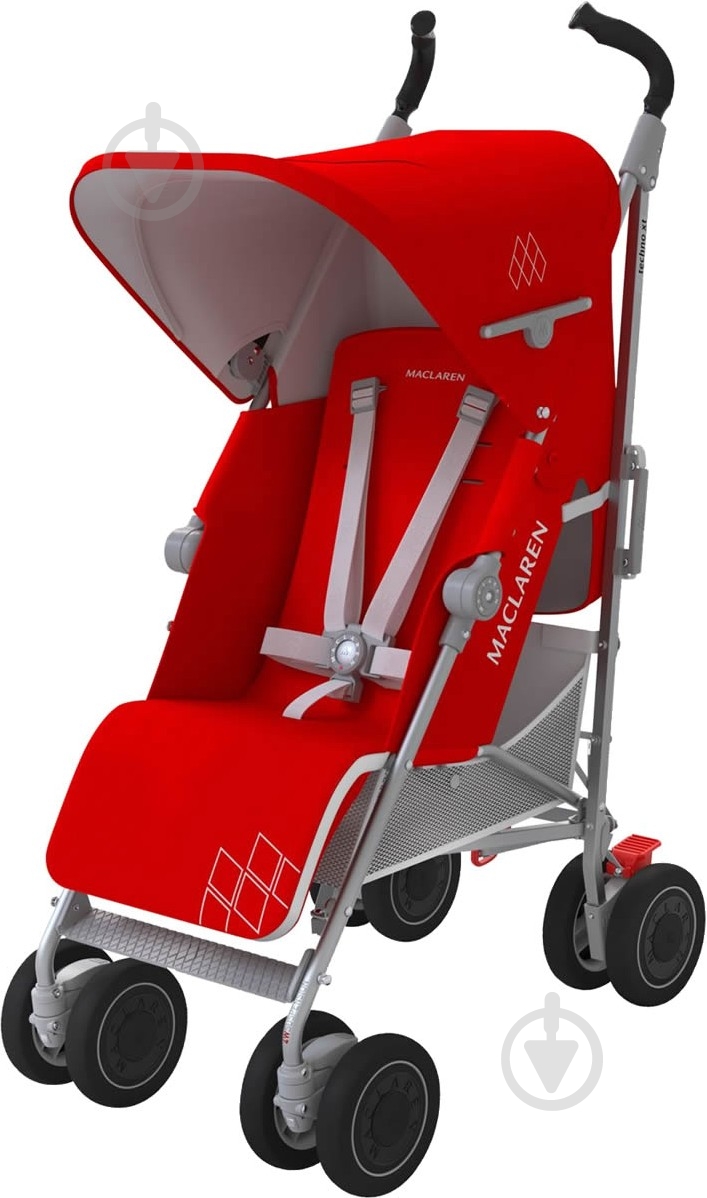 Коляска-трость Maclaren Techno XT Cardinal-Silver WM1Y070072 - фото 1