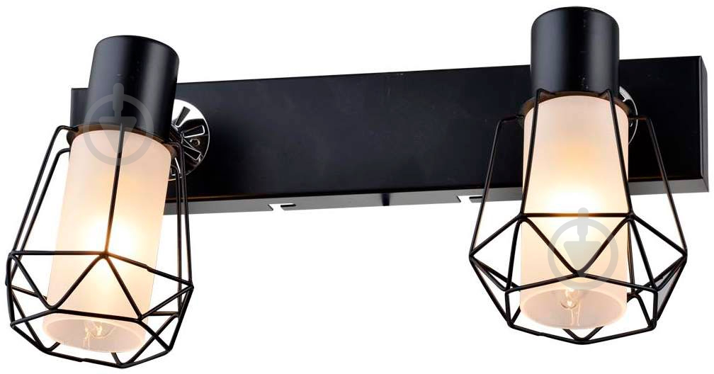 Спот Crystal Life 2x40 Вт E14 черный 15553-2 - фото 1