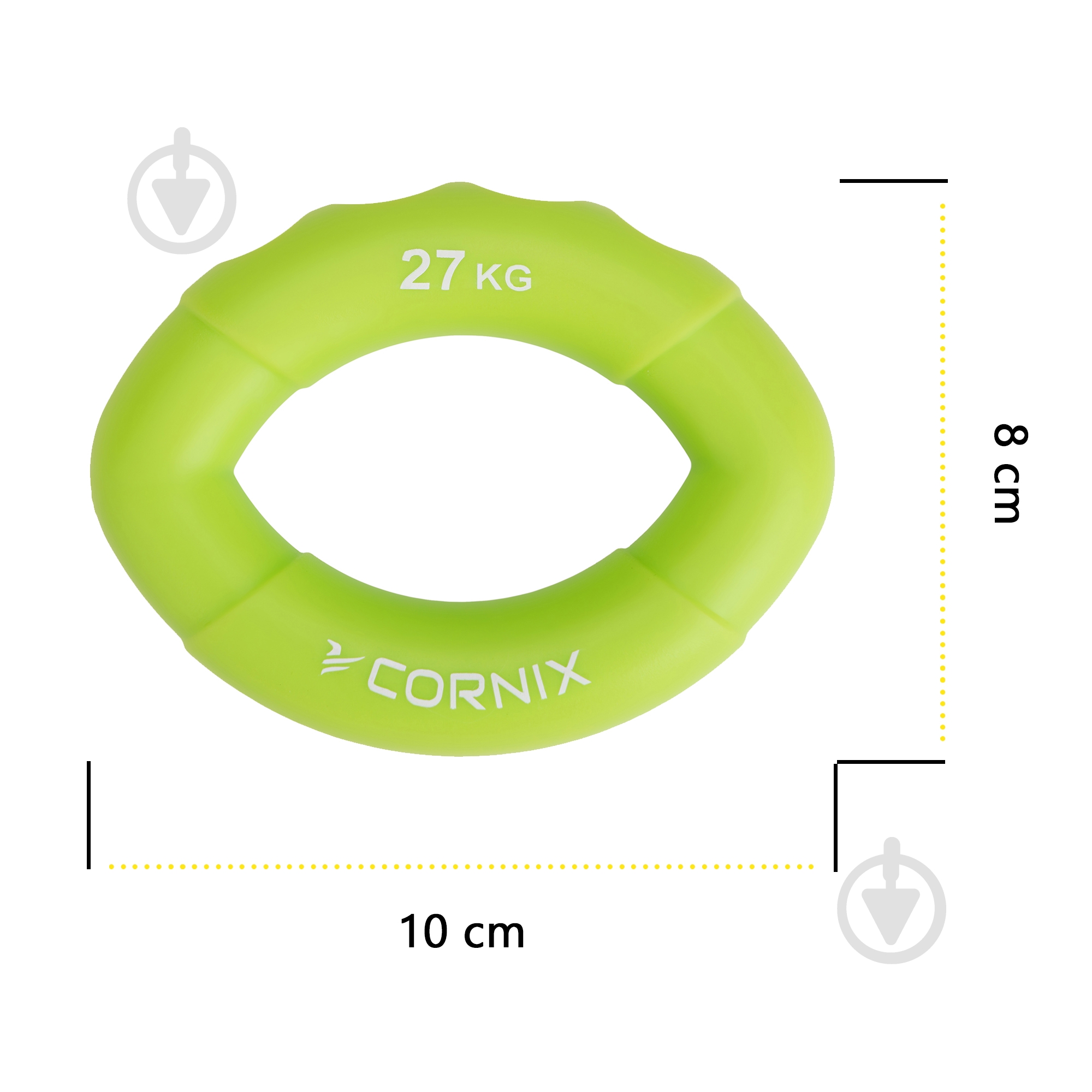 Эспандер кистевой Cornix 27 кг зеленый XR-0075 - фото 7 Эспандер кистевой Cornix 27 кг зеленый XR-0075 - фото 7