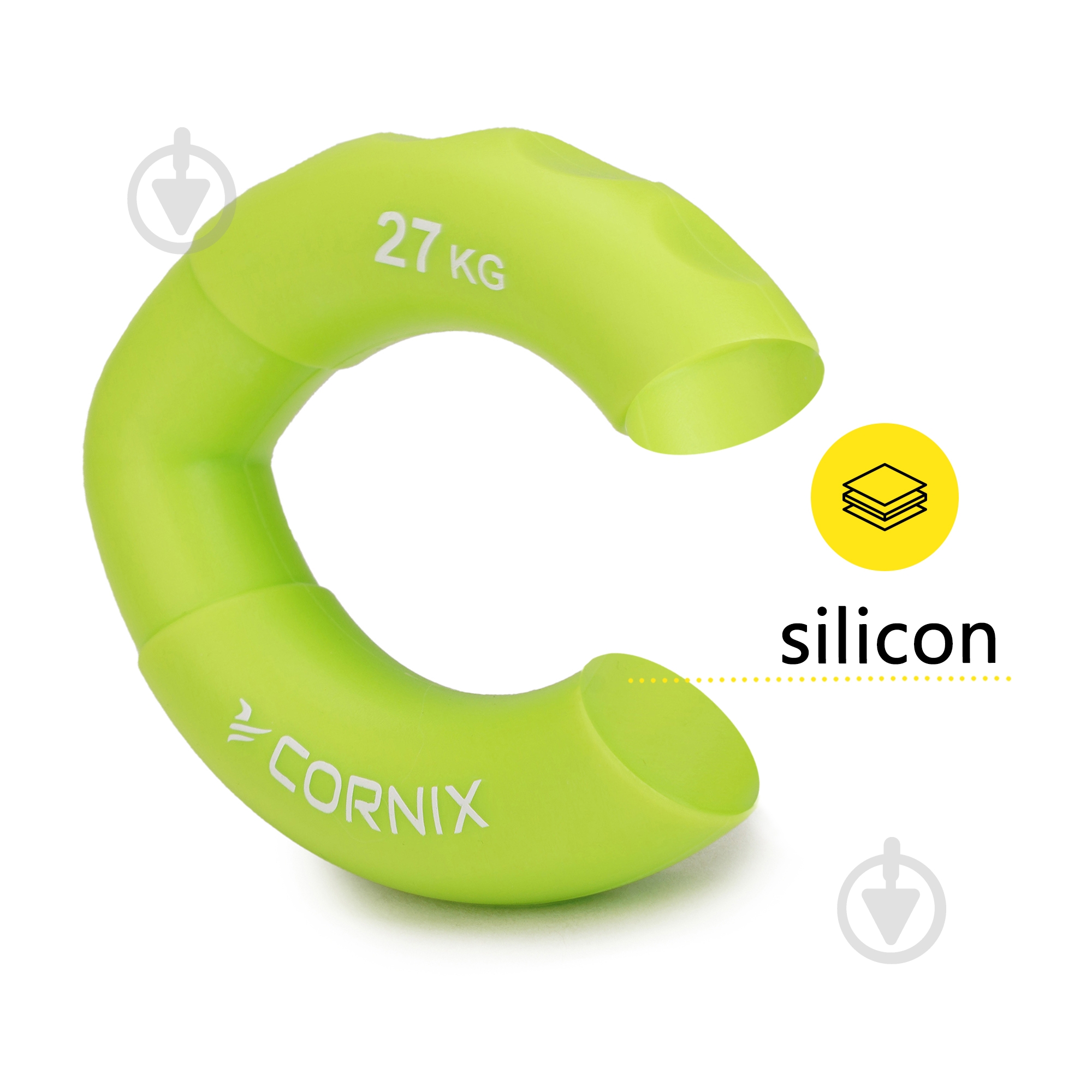 Эспандер кистевой Cornix 27 кг зеленый XR-0075 - фото 2 Эспандер кистевой Cornix 27 кг зеленый XR-0075 - фото 2