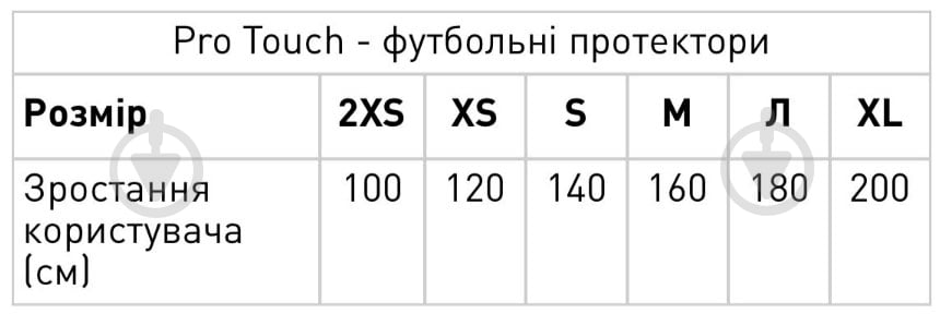 Щитки футбольные Pro Touch Force 30 HS 413242-900050 2XS черный - фото 3