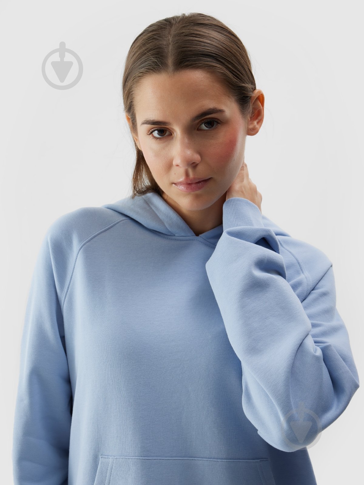 Джемпер 4F SWEATSHIRT F0955 4FWSS24TSWSF0955-34S р.L голубой - фото 5
