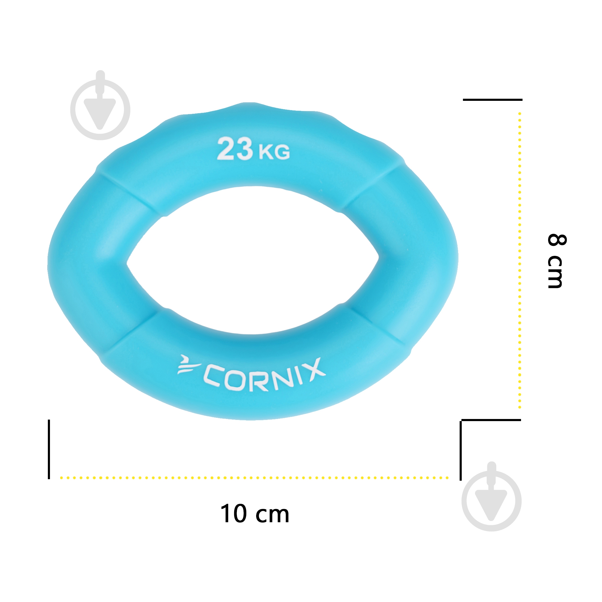 Еспандер кистьовий Cornix 23 кг синій XR-0074 - фото 3