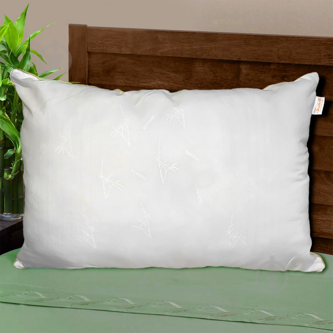 Подушка White Bamboo Zastelli 70x70 см белый - фото 4
