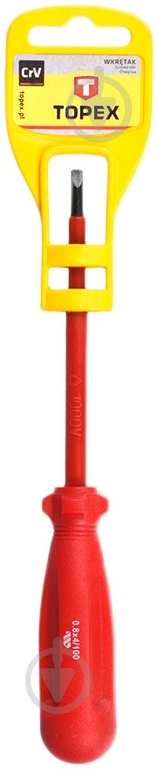 Отвертка Topex SL4×100 мм 39D402 - фото 2 Отвертка Topex SL4×100 мм 39D402 - фото 2