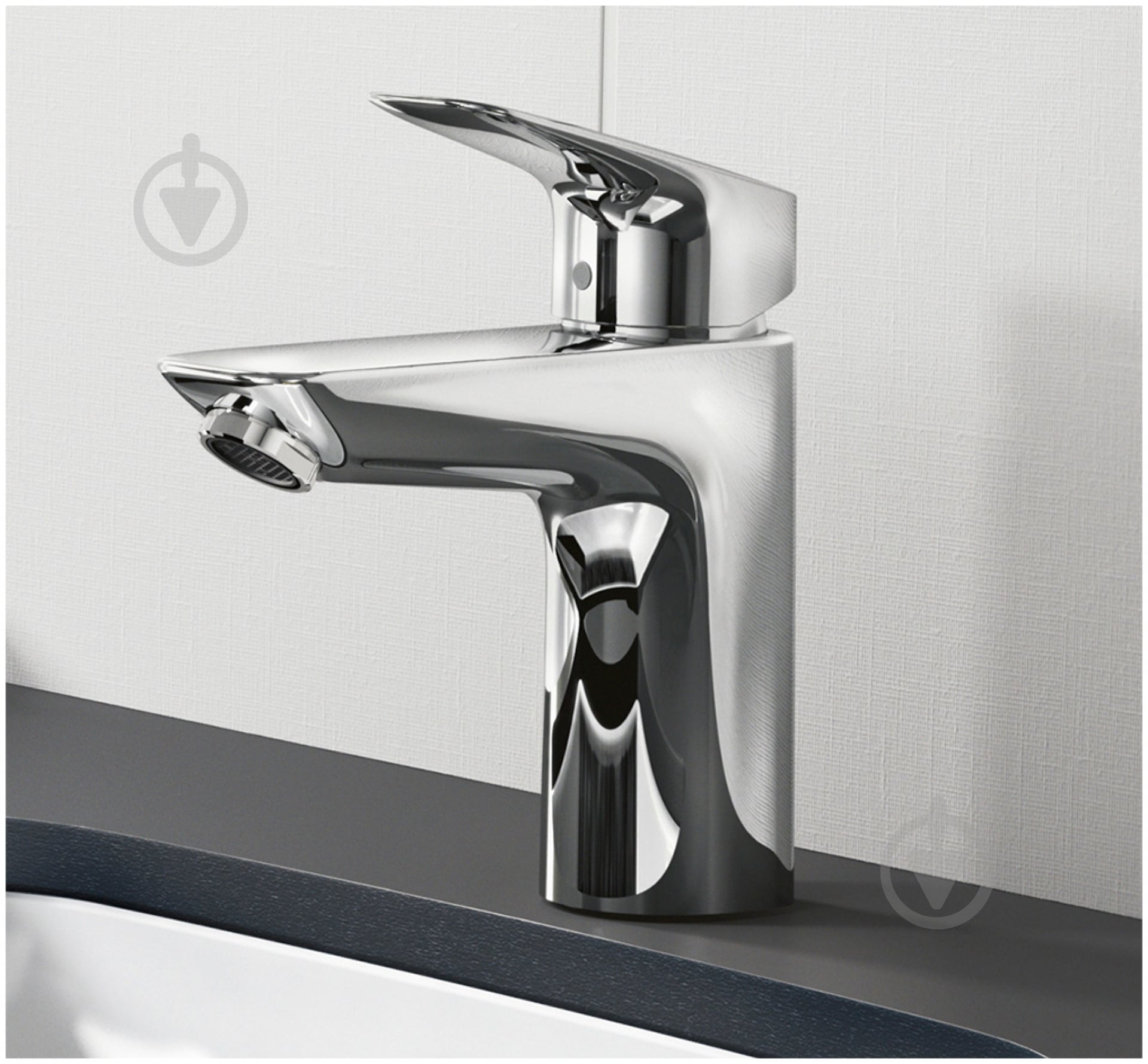 Смеситель для умывальника Hansgrohe Logis 100 71100000 - фото 2