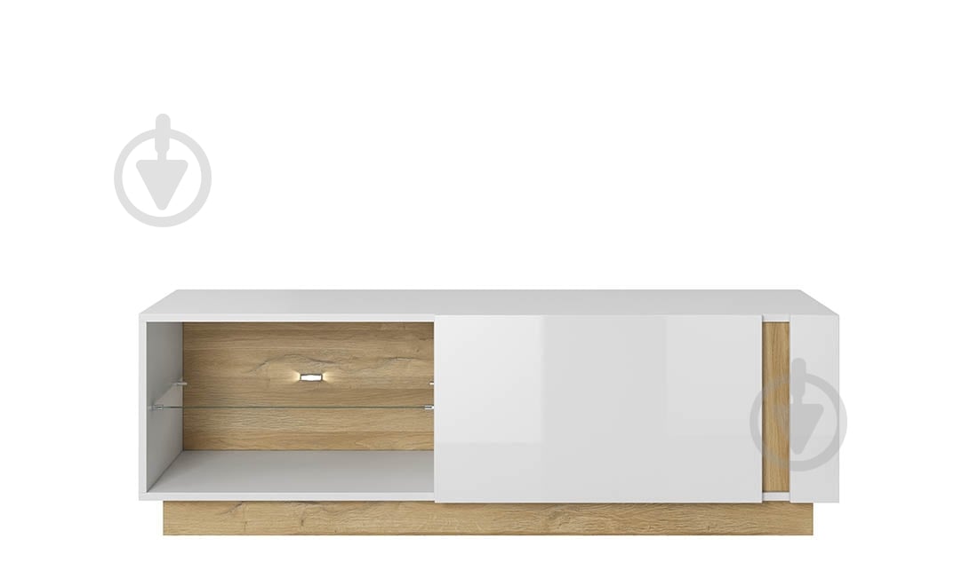 Тумба под ТВ FRISCO Глосс 1381x455x400 мм дуб - фото 2 Тумба под ТВ FRISCO Глосс 1381x455x400 мм дуб - фото 2