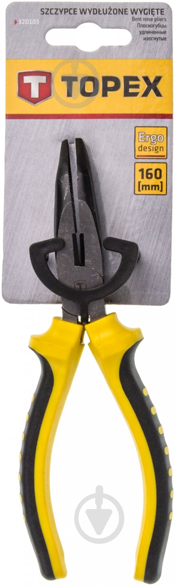 Тонкогубцы изогнутые Topex 32D103 - фото 2