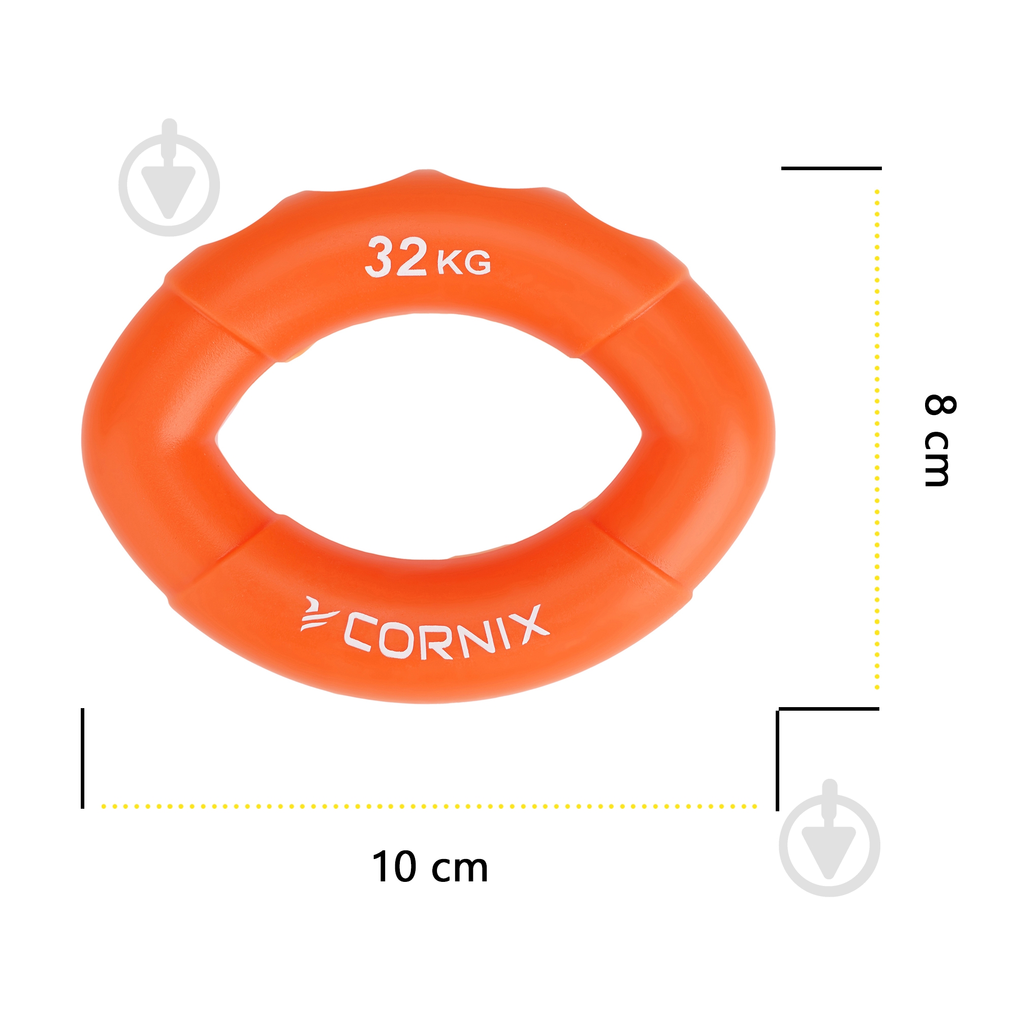 Эспандер кистевой Cornix 32 кг оранжевый XR-0076 - фото 4