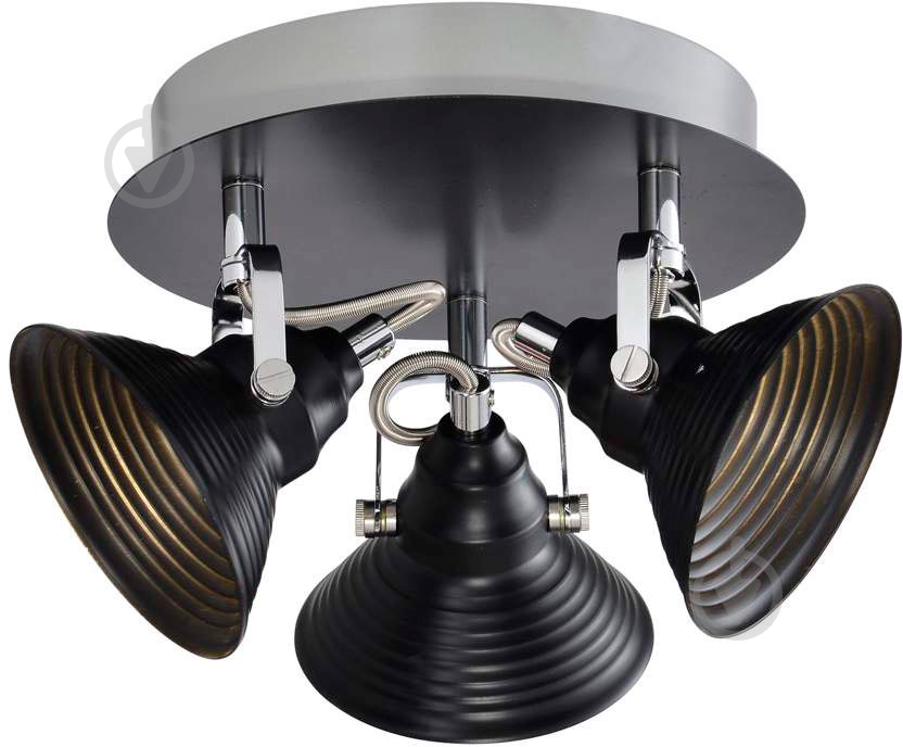 Спот Crystal Life LED 3x5 Вт черный 17092-3 - фото 1