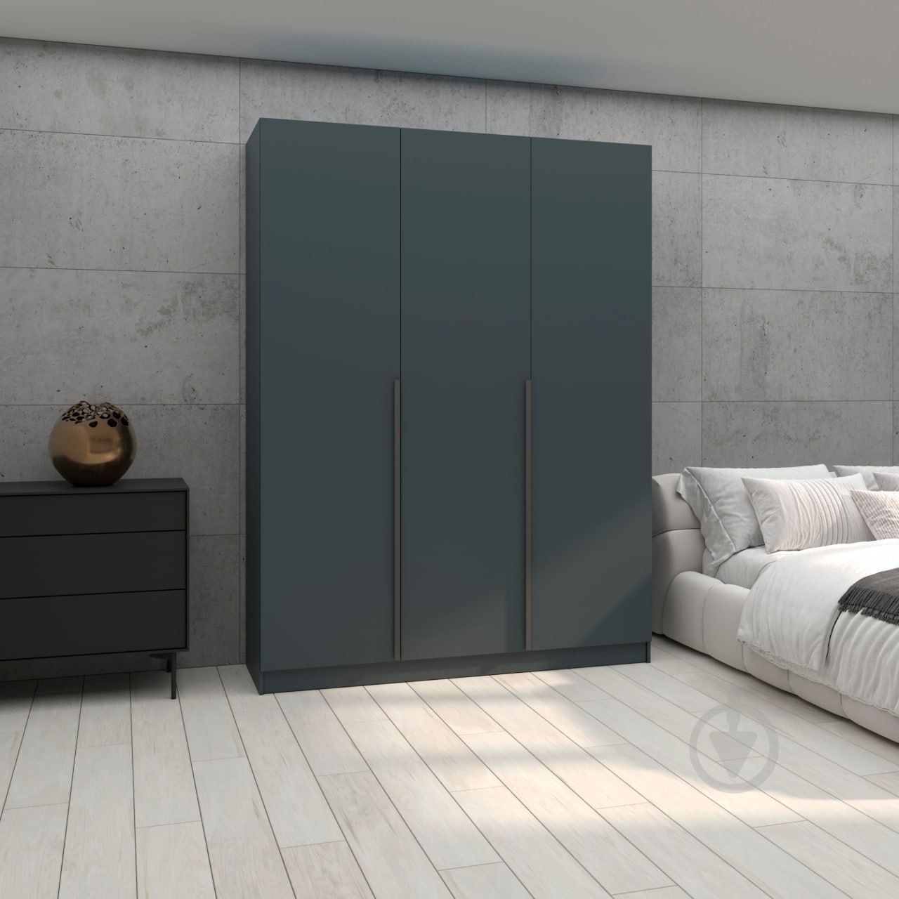 ᐉ Шкаф Luxe Studio Urban 2200х1800х524 мм антрацит / МЛ000125895