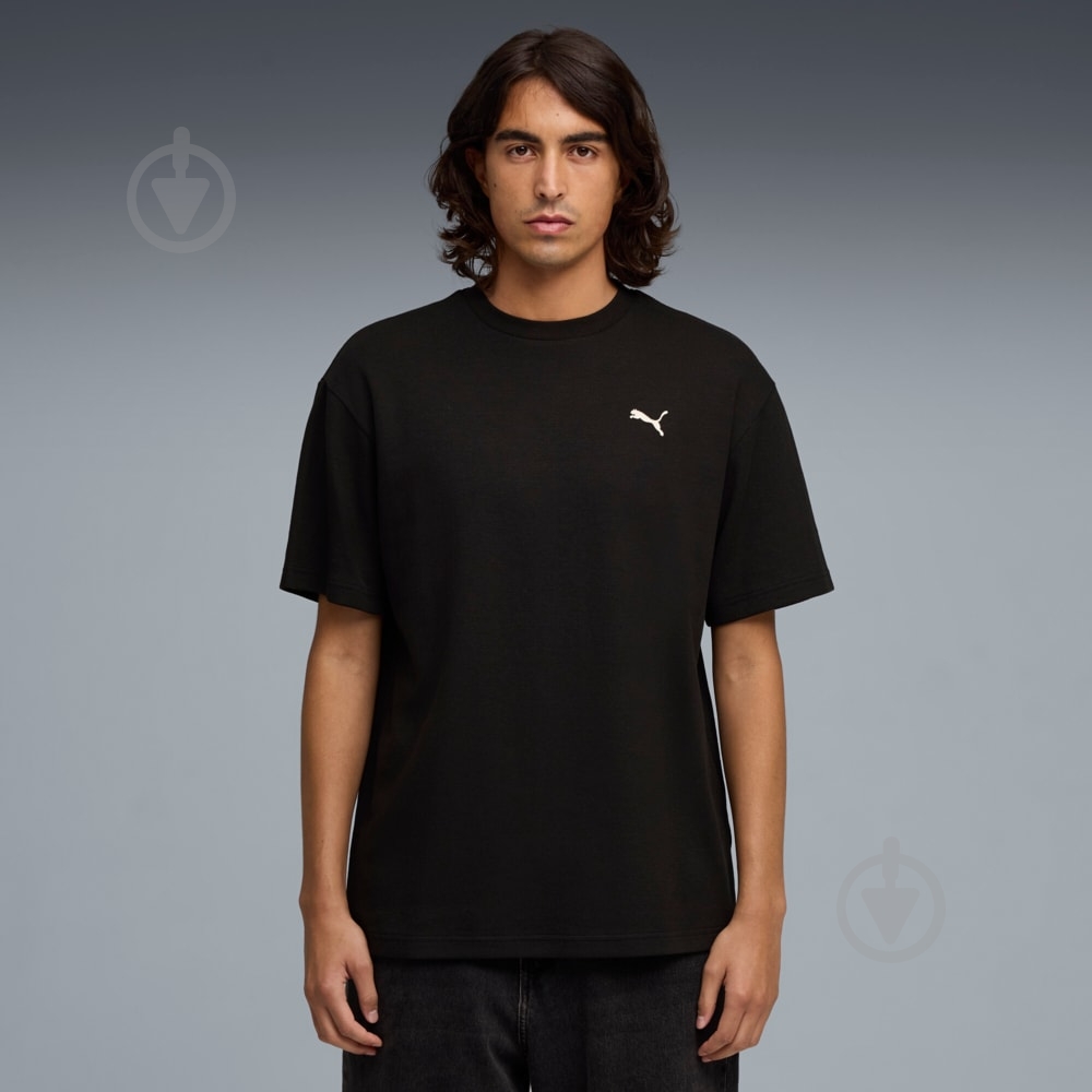 Футболка Puma ESS ELEVATED Relaxed Tee 69201801 р.L чорний - фото 1