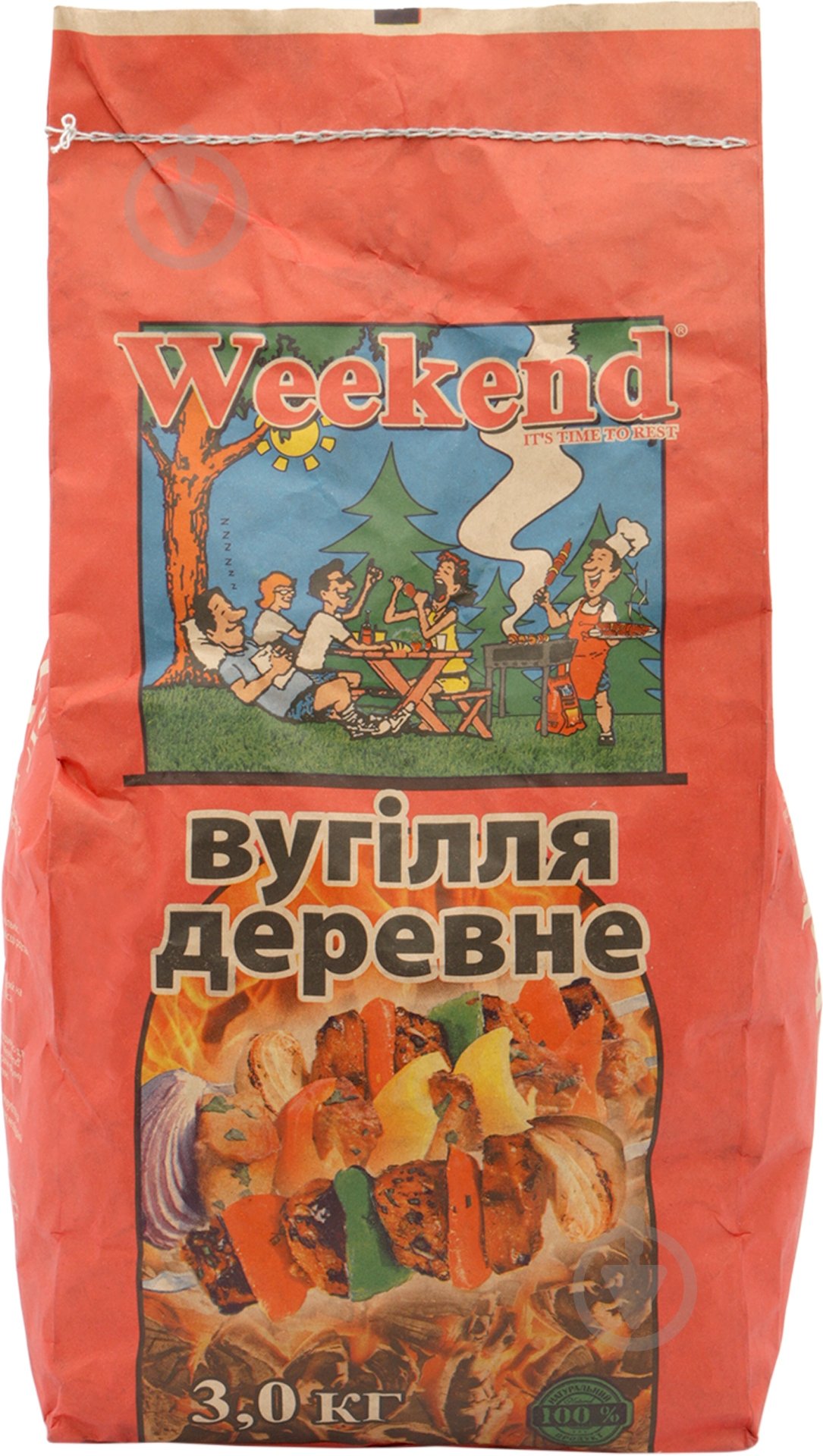Уголь Weekend древесный 3 кг - фото 1