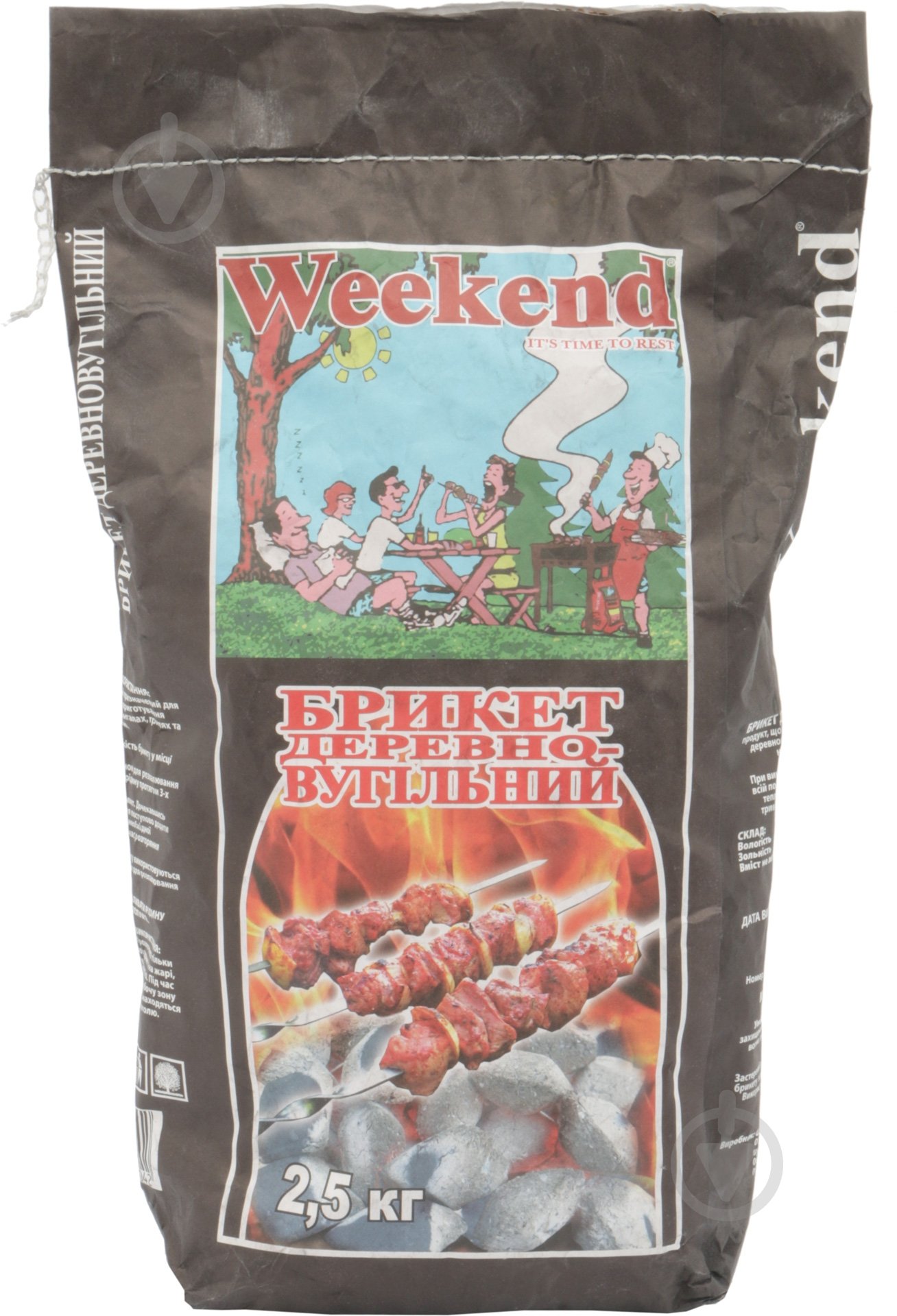 Брикеты Weekend древесноугольные 2,5 кг - фото 1