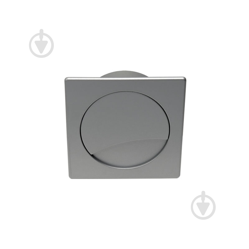 Заглушка для проводов 26х60 мм матовый хром Poliplast 0905Q-26V06 - фото 2
