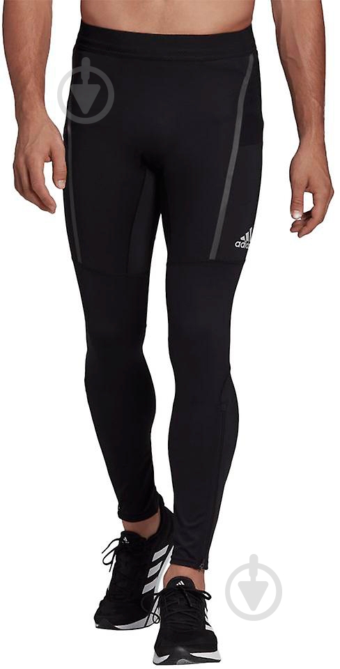 Тайтсы Adidas Saturday H58573 р.M черный - фото 1