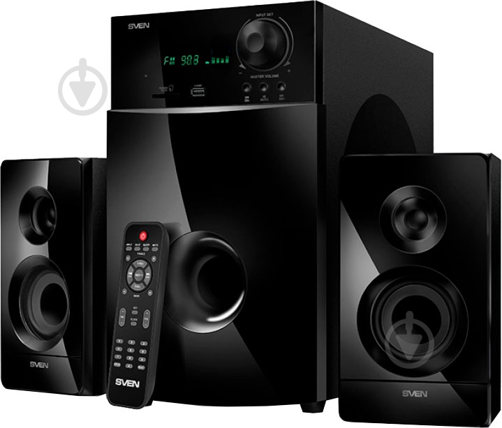 Акустическая система Sven MS-2100 2.1 black - фото 1