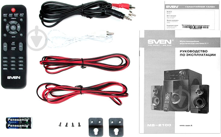 Акустическая система Sven MS-2100 2.1 black - фото 7