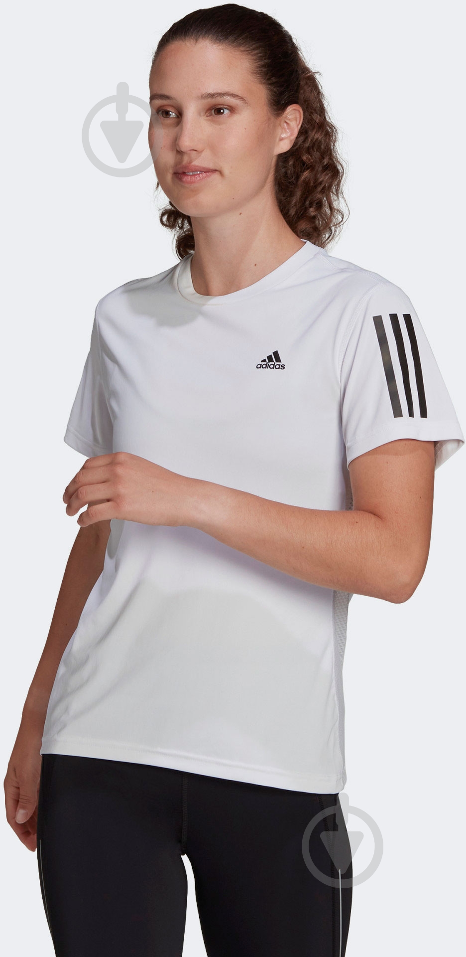 Футболка Adidas HB9380 р.S белый - фото 1