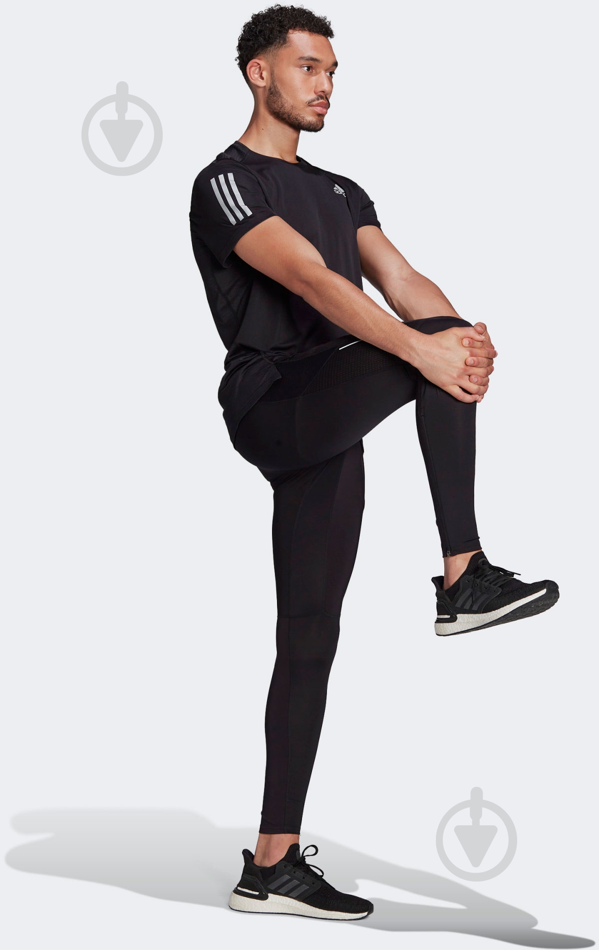 Тайтсы Adidas H58595 р. M синий - фото 3