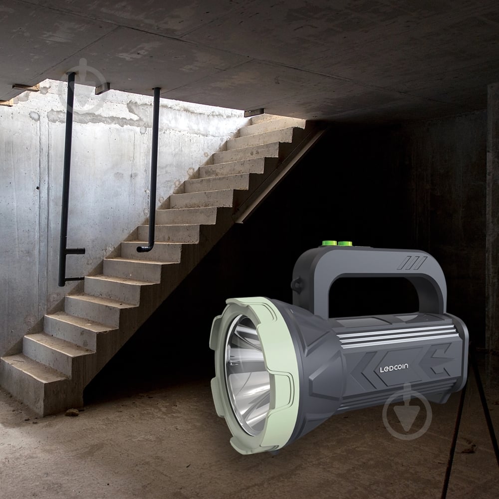 Ліхтар світлодіодний LEDCOIN EL306 4 Вт темно-сірий 80566 - фото 3 Ліхтар світлодіодний LEDCOIN EL306 4 Вт темно-сірий 80566 - фото 3