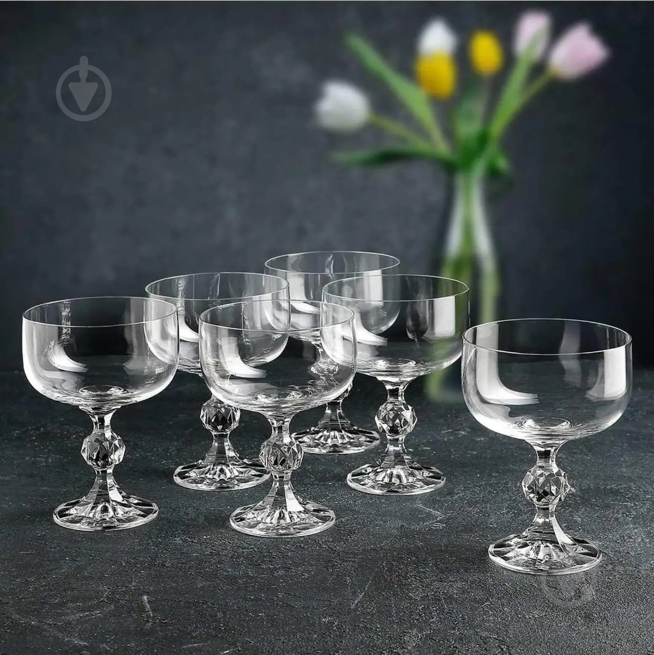 Набір креманок Bohemia Claudia 200 мл 6 шт. 40149/200 - фото 2