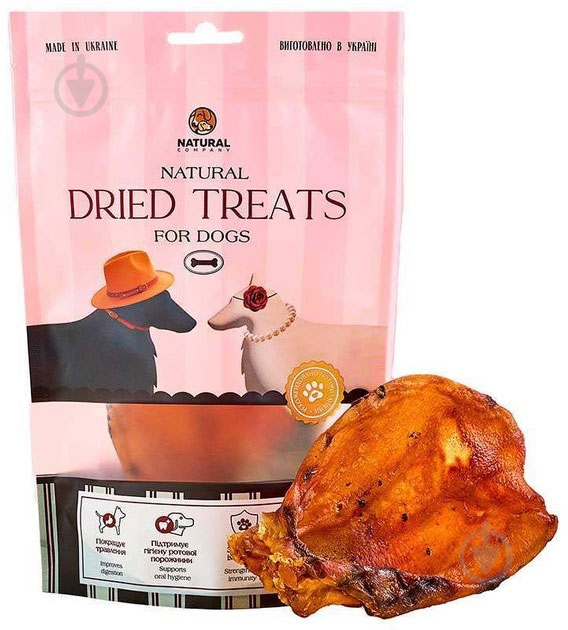 Лакомство Naturall ухо свиное для собак 1 шт. (4820241160761) - фото 1 Лакомство Naturall ухо свиное для собак 1 шт. (4820241160761) - фото 1