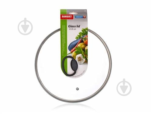 Крышка Banquet стеклянная Smart Plus 24 см 40GL002SP24 - фото 3 Крышка Banquet стеклянная Smart Plus 24 см 40GL002SP24 - фото 3