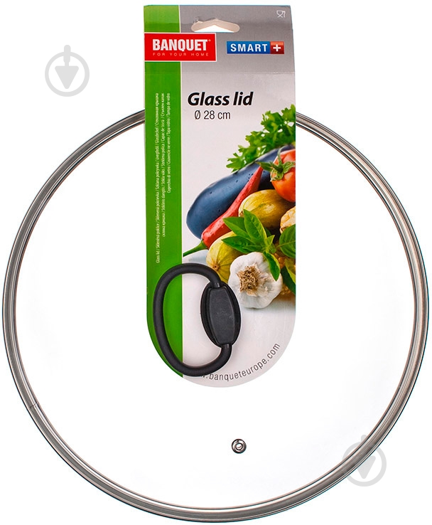 Крышка Banquet Smart Plus 28 см стеклянная 40GL002SP28 - фото 4