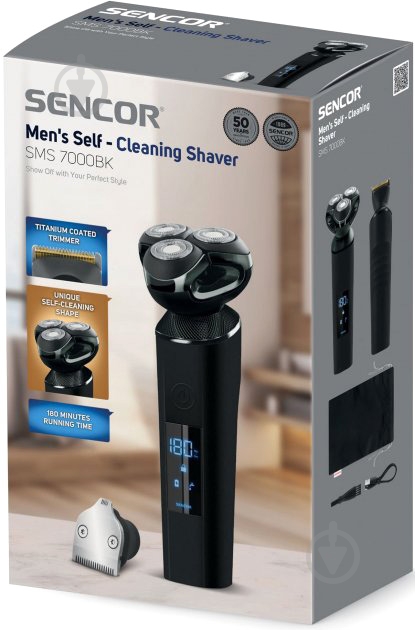 Электробритва Sencor SMS 7000BK - фото 8