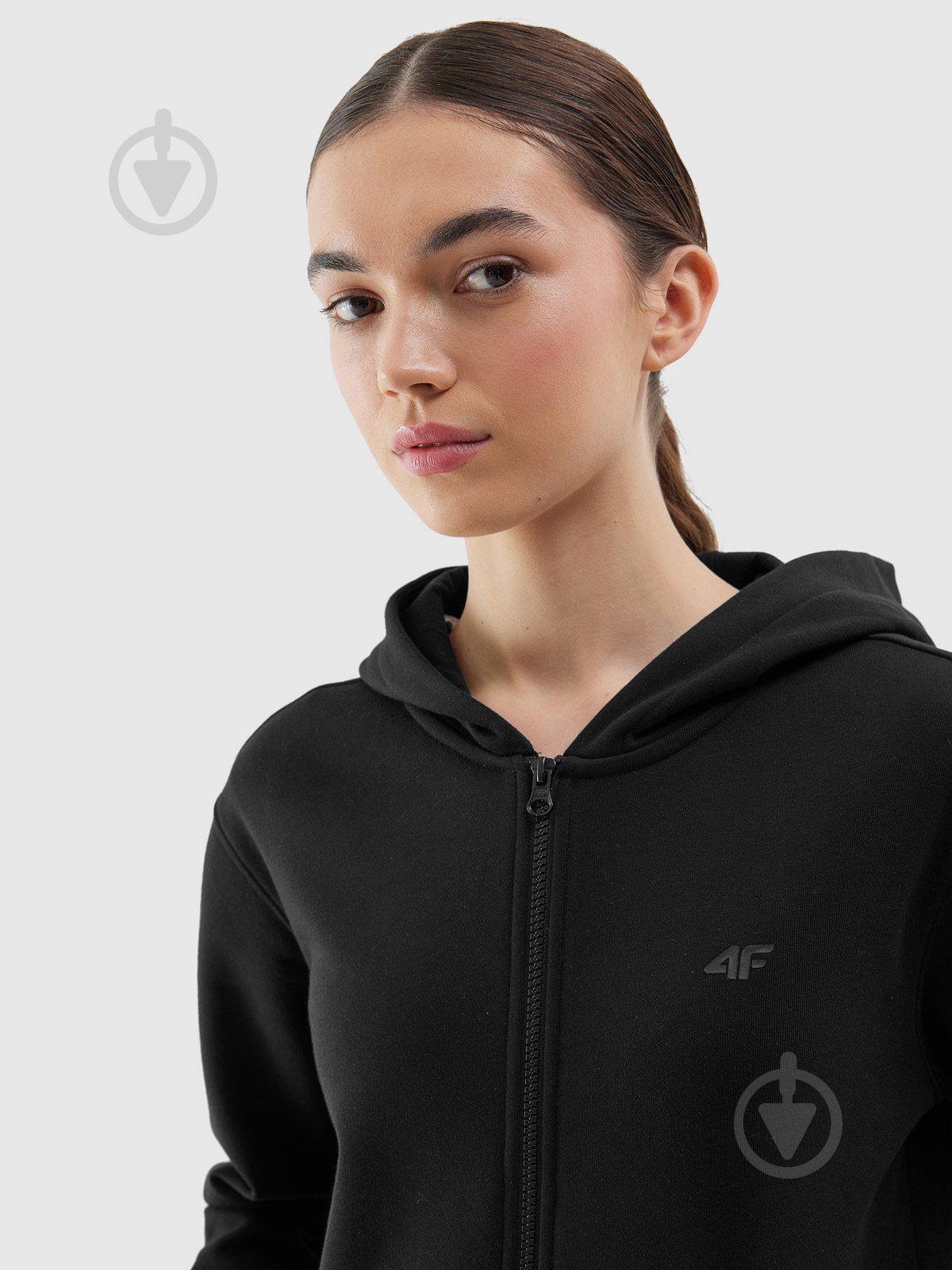 Джемпер 4F SWEATSHIRT F0956 4FWSS24TSWSF0956-20S р.XL черный - фото 3