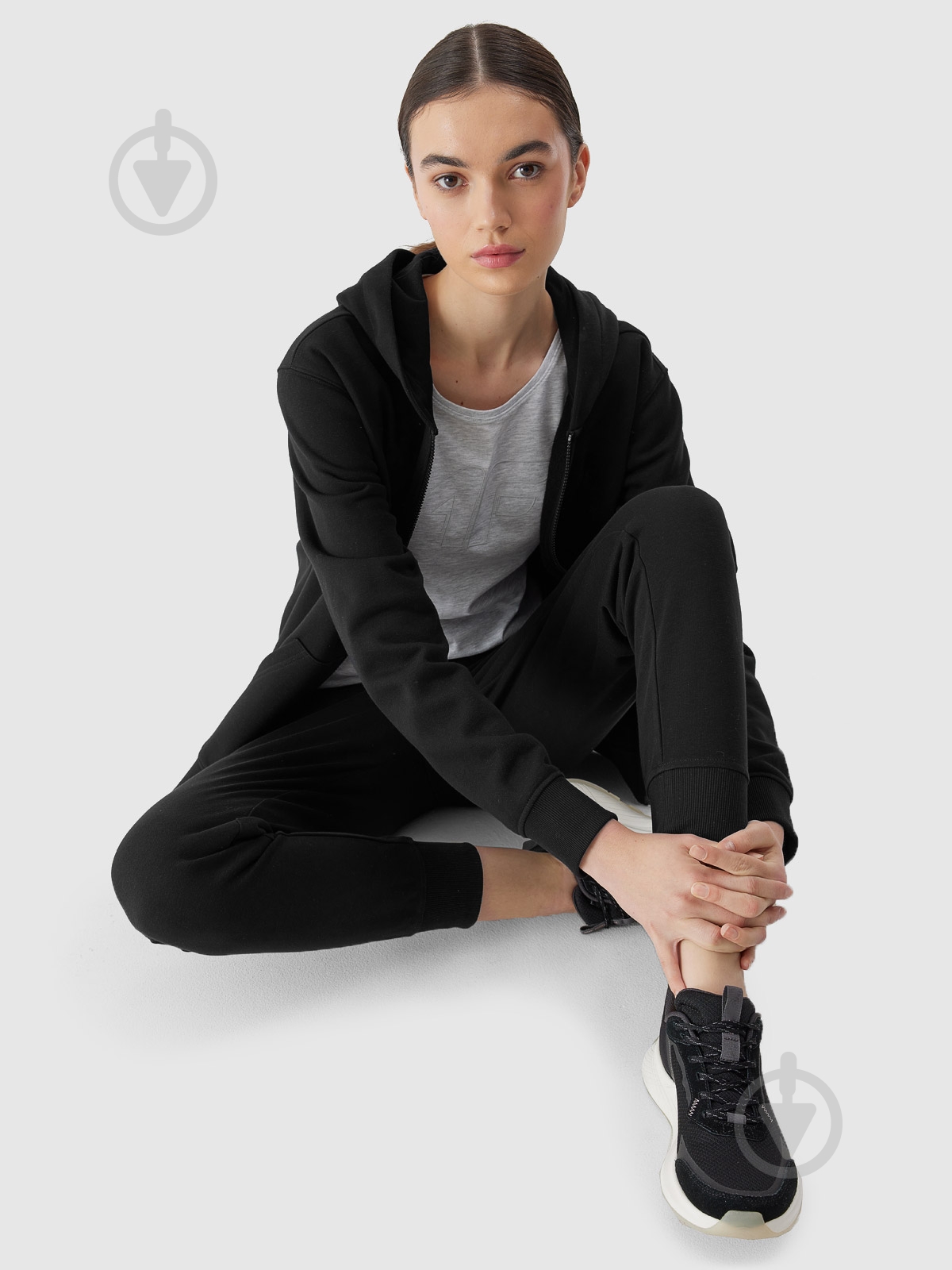 Джемпер 4F SWEATSHIRT F0956 4FWSS24TSWSF0956-20S р.XL черный - фото 4